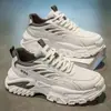 PLOVERZapatillas Deportivas Casuales de Moda Juvenil con Suela Gruesa Hueca para Hombre 2026 Malla Transpirable Anti-Olor