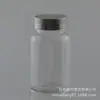 Frasco Transparente de Boca Larga de 120ml para Vitamina C PET Cápsulas de Comprimidos Alimentos Saudáveis Doces Comprimidos Prensados 37 Dentes Frascos Plásticos