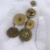 Pantalones de tela, botón de bronce de 20 mm, hebilla Guandong Mark, chaqueta RSU, hebilla cosida a mano, botón de 1,7 mm