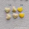 1.7cm Macarrón Tela Estrella Corazón Tela en Relieve Pegatina Decoración Accesorios Ventilador Hecho a Mano DIY Cuenta Manual F331