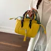 Bolso Cruzado de Hombro Único Casual de Moda con Textura Simple, Bolso de Nuevo Estilo para el Verano de 2026, Bolso Cubo de Moda y Elegante para Mujer