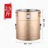 Recipiente de Chá Estanhado de Aço Inoxidável, Grande Capacidade, Espessado, Selado, à Prova de Umidade, Recipiente de Armazenamento de Arroz, Lixeira de Coleta à Prova de Insetos
