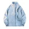 [Chaqueta de doble cara para hombre y mujer] Nueva primavera 2025 camuflaje alta calidad Joker retro japonés ancha