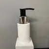 Bomba de loção de alumínio galvanizado 28/410 com interruptor esquerdo-direito, material PP, cabeça de bomba de pressão para gel de banho/detergente