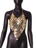 Transfronterizo Europeo y Americano Otoño 2026 Nuevo Modelo Aliexpress Nuevo Sexy Espalda Descubierta Forma de Corazón Chaleco con Parche Lbz20350
