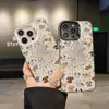 Funda de Teléfono Navideña Colorida con Fuegos Artificiales y Temática de Perros para iPhone 17 Pro Max, Apple 15, Niche 16, Diseño Simple