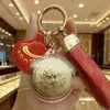 Oro Puro 999 Amarillo Dios de la Riqueza Disco Colgante de Oro Llavero Cadena de Teléfono Decoración para Bolso Venta al por Mayor para Hombres y Mujeres