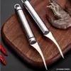 Cuchillo para quitar la vena del camarón pelar camarón utensilio de cocina pelar camarón sacar vena de camarón abrir espalda de camarón cuchillo para quitar vena de camarón fácil extracción cuchillo venta al por mayor