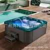 Bañera de Aguas Termales para Exteriores Villa en Casa Inteligente Temperatura Constante Casa de Huéspedes Piscina de Burbujas Acrílico Piscina Spa de Masaje Surf