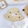 2026 Novo Estilo Chapéu de Pescador Tecido de Palha Oca Decoração de Flores Estilo Menina Doce Fresco de Verão Respirável Proteção Solar Respirável Não Abafa