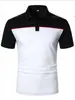 Camisa Polo Nueva de Manga Corta para Hombre Transfronteriza con Solapa Estampada en 3D y Transpirable, Moda Casual