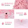 Decoraciones navideñas de stock nuevo transfronterizas Árbol de Navidad de PVC rosa encriptado Artículo de exhibición para decoración de centros comerciales en casa