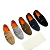 Mocassins de Freira com Fivela Dupla Transfronteiriços STN Camurça Solado Macio Retro Uso Diário Slip-on Casual Sapatos de Couro