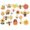 Accesorios para joyería DIY de gota de aceite colgante de abeja aleación artesanía hecha a mano fábrica directa W247