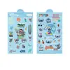 [Colección] Stitch de Dibujos Animados Mickey Minnie Historia de Carreras Pegatina Transparente de PET Pegatina Decorativa Creativa
