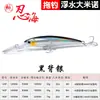 32g 49g 74g Señuelo Minnow de Lengua Larga para Pesca de Profundidad desde Embarcación, Adecuado para Caballa