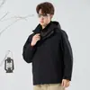 Nueva Chaqueta Tres en Uno de Plumas Otoño e Invierno 2026 para Parejas, Forro de Plumas Desmontable Personalizable para Exteriores, Estilo de Doble Uso