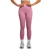 Pantalones de Yoga Transfronterizos de Amazon de Alta Elasticidad de Cintura Alta Levanta Glúteos Sensación Desnuda Leggings para Correr Entrenamiento Fitness
