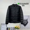 Moncler Otoño/Invierno Nueva Chaqueta de Plumas Estilo Camisa para Mujer Holgada Corta Multibolsillos Color Sólido Manga Larga Ropa Exterior Cálida para Viajar