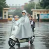 Nuevo modelo de impermeable para vehículo eléctrico, extragrande y extralargo, protección de cuerpo completo contra lluvia intensa, adecuado para andar en motocicleta y scooter eléctrico, disponible en estilos para hombre y mujer