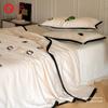 Frescura de Verano Lenzing Tencel Edredón Fresco de Verano Mariposa Bordada Lavable a Máquina Edredón para Aire Acondicionado Edredón de Verano Sedoso Relleno de Edredón Delgado