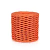 Cuerda de rafia hilo fino tejido sombrero de paja de verano para mujer, kit de materiales para tejer a mano DIY bolsa de ganchillo, cuerda de papel sin bordado