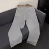 Jeans Anchos de Moda Estilo Americano Unisex 2026 Verano Nuevos Pantalones Largos Sueltos de Cintura Alta