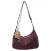 Yuezhi 2026 outono inicial nova moda versátil casual simples bolsa transversal grande capacidade bolsa de ombro tote para o dia a dia