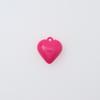Nuevo Acrílico UV Metalizado Color Corazón Corazón Melocotón Gordo Llavero Colgante DIY Accesorios de Joyería Material al por Mayor
