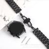 Adecuado para Huawei Gt4Gt5 Correa de Acero de Cinco Hilos Accesorios para Relojes, Adecuado para Artesano Famoso Correa de Reloj de Acero Sólido de Cinco Hilos con Hebilla Mariposa