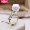 Acessórios DIY anel de pérola em prata de lei S925 suporte vazio anel fashion Seiko porta-anel anel de dedo abertura produto semiacabado