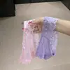 Novas Calcinhas de Renda Estilo Desejo Puro Francês para Mulheres Estilosas Modernas Nicho Fofas Respiráveis Sensação de Pele Nuada Tanga Feminina Sem Costura