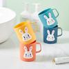Taza de Cepillo de Dientes Infantil Linda Estudiante Divertida Dibujos Animados Baño Taza de Enjuague Bucal Pareja Hogar Linda Conejo Taza de Cepillo Venta al por Mayor