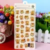 Nueva pegatina de relieve estéreo 3D de dibujos animados exquisitos para niños, pegatina decorativa para cuenta de mano DIY, pegatina decorativa para carcasa de teléfono móvil