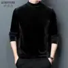 Nova camiseta de manga comprida para comércio exterior, estilo japonês moderno, artística, fashion, com uma vibe elegante e descontraída, perfeita para um look casual Harajuku, top versátil e simples para homens