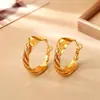 Pendientes Europeos y Americanos de Múltiples Capas Retorcidas, Moda de Alta Gama, Pendientes Sencillos, Diseño de Personalidad de Nicho, Pendientes Estilo Ins