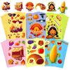 Compra Directa Transfronteriza CE.CPC 6 Hojas/Paquete Pegatinas de Unicornio Lindo que Cambian de Cara Pegatinas Puzzle Decorativas Interactivas para Niños