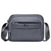 Bolsa impermeable de tela Oxford para hombre, con múltiples compartimentos, bandolera de nailon, bolsa cruzada deportiva de ocio para botella, cartera de negocios para hombre