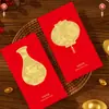 2027 Año del Cordero Sobres Rojos de Año Nuevo de Alta Gama Personalizados con Logo Estampado en Oro e Impresión a Cuatro Colores para el Festival de Primavera