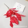 Decoração de Cerimônia de Casamento com Tema Vermelho, Cena de Hotel, Arranjos de Flores, Arranjos de Flores de Teto, Flores Artificiais, Decorações de Casamento