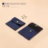 Bolsa de Joyería de Cuero PU con Esquinas Redondeadas y Broche de Presión Bolsa de Almacenamiento para Anillos y Collares Bolsa de Empaque para Accesorios Fabricante En Stock Venta al por Mayor