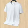 Venda Direta de Fábrica Camiseta de Manga Curta Masculina de Verão Estilo Coreano Corte Solto Camisa Básica Tamanho Grande Estampada Manga Meia Manga Top para Casal