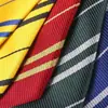 Corbata Harry Potter Estilo Universitario Niños y Niñas Campus Uniforme Escolar Sarja Rojo Amarillo Azul Verde