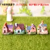 Casa Mini Nueva Casa Musgo Micro Paisaje Casa Pequeña Botella Ecológica Material DIY Maceta para Suculentas Decoración