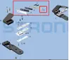 Lâmina Corta-Fio para Máquina de Costura Reta Shupu 9820 Lâmina Fixa Componente de Corte de Fio para Máquina de Ilhós com Cabeça Redonda Brother Conjunto de Corte de Fio com Lâmina Móvel