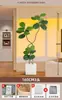 2026 Planta Verde Realista Higuera de Hoja de Violín Maceta de Piso Planta de Interior Grande Planta Biónica Adorno Decoración de Sala de Estar Flor Árbol Falso