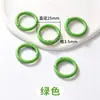 Llavero de anillo de plástico de colores Accesorios para abalorios DIY Colgante de anillo de resorte Gancho de campana Materiales para cadena de teléfono móvil