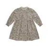 En Stock Otoño e Invierno 2026 Lou Nuevo Conjunto de Vestido Floral para Niñas Chaqueta Acolchada Ultraligera Moda Infantil