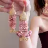 Brincos de Peixe Rosa Únicos e Criativos da Europa e América, Modernos e Versáteis, com um Design de Nicho e um Senso de Sofisticação