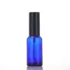 Botellas cuentagotas de vidrio azul para aceites esenciales al por mayor 10 ml 30 ml botellas dispensadoras cosméticas botellas de vidrio portátiles a prueba de luz para viajes